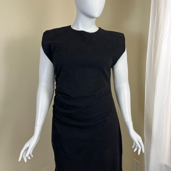 Modern Citizen Women Size 1X Black Cambria Structured Corduroy Maxi Dress Modern - Picture 6 of 17